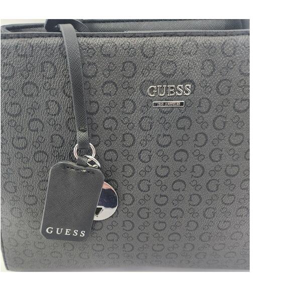 Guess Signature Black top handle satchel - Picture 2 of 10